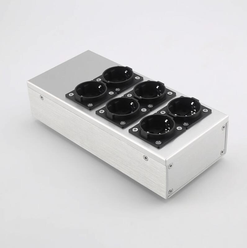 New AE06 HIFI DIY European standard power filter 6-digit EU power purifier