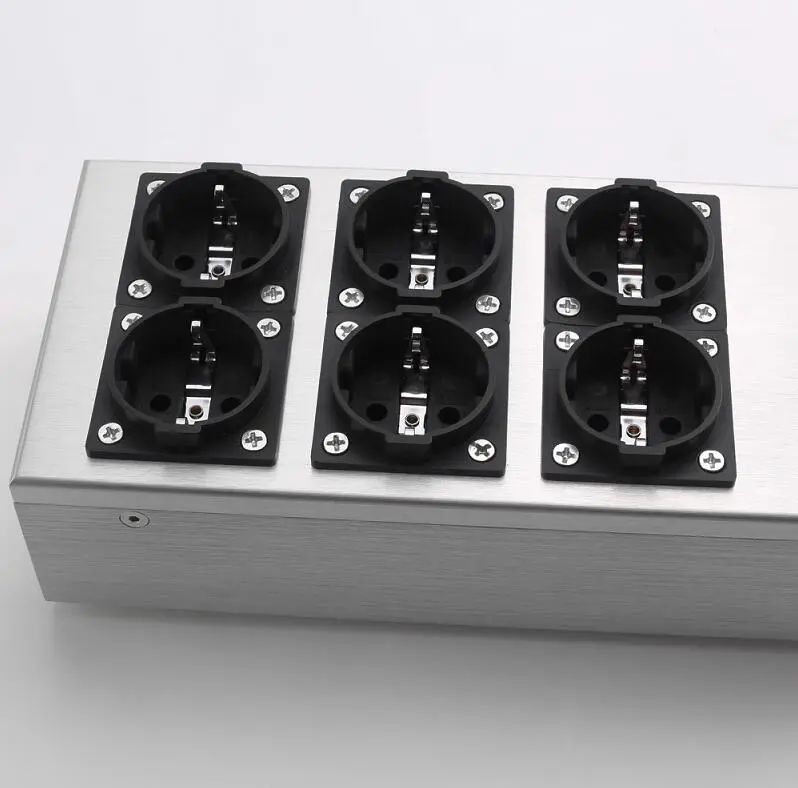 New AE06 HIFI DIY European standard power filter 6-digit EU power purifier