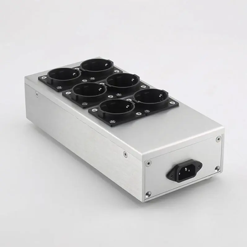 New AE06 HIFI DIY European standard power filter 6-digit EU power purifier