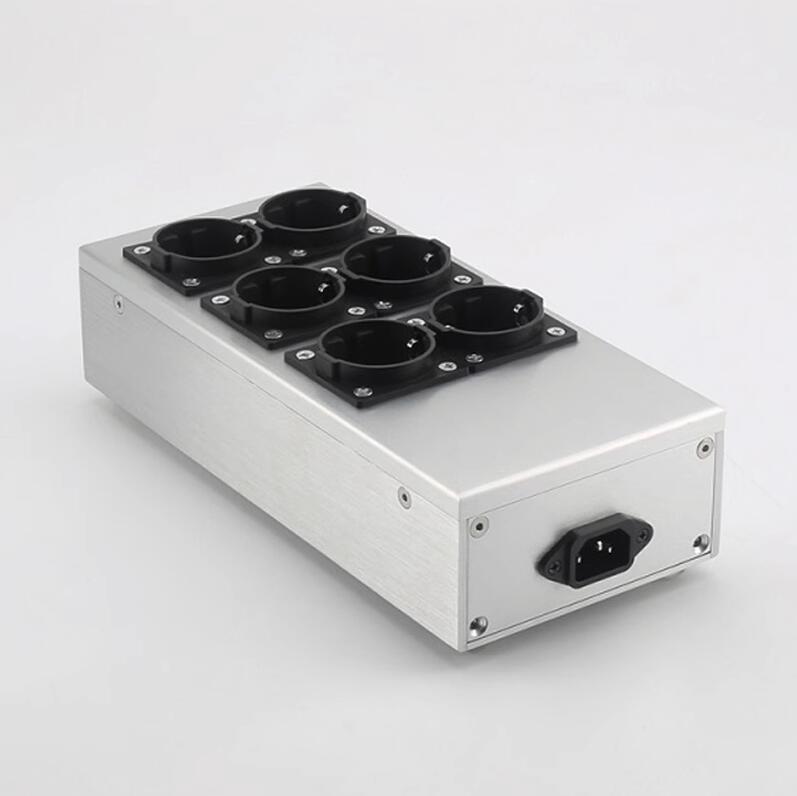 New AE06 HIFI DIY European standard power filter 6-digit EU power purifier