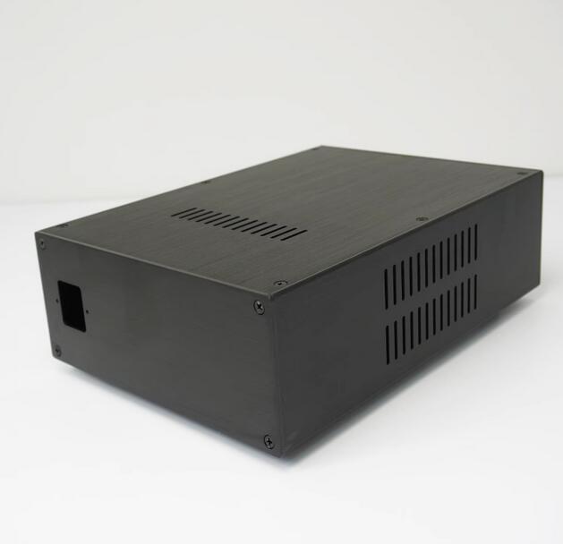 238 black full aluminum audio preamplifier tube amp DIY chassis power supply Split case 233*95*317mm