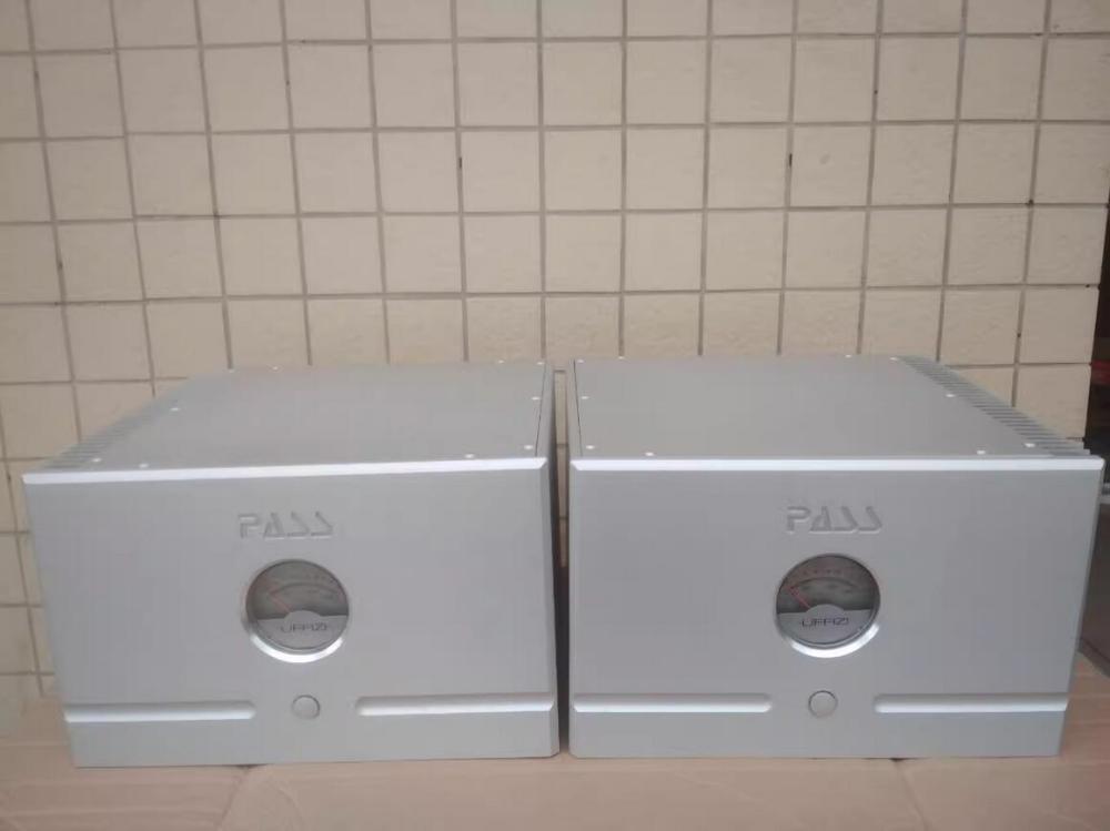 PASS full aluminum chassis HIFI DIY mono class A case New silver amp box with heatsink
