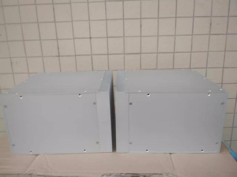 PASS full aluminum chassis HIFI DIY mono class A case New silver amp box with heatsink