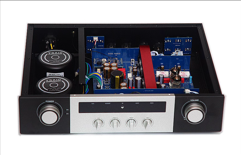 E600 HiFi balance class A tube preamp with remote control Optional bluetooth 5.1