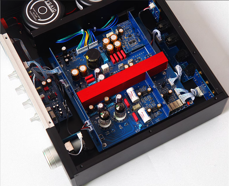 E600 HiFi balance class A tube preamp with remote control Optional bluetooth 5.1