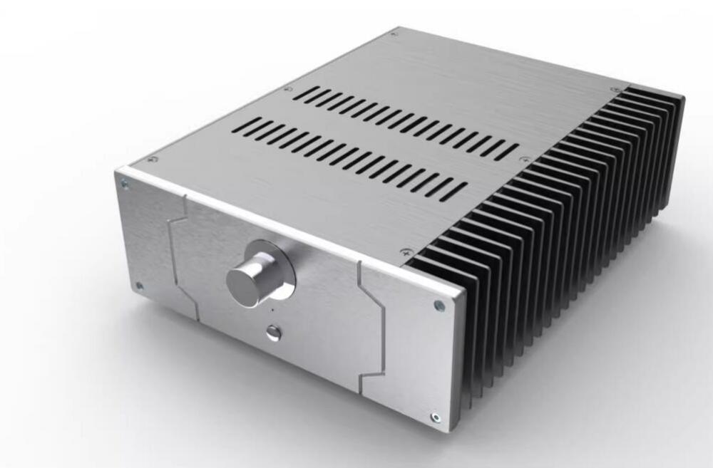 2509 full aluminum CNC Power Amplifier Chassis Unilateral heat dissipation HIFI DIY Audio Amp Enclosure