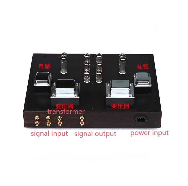 Based On France Jadis JP200 Circuit Stereo HiFi tube Preamplifier 6N2+6P14+12AX7 tubes