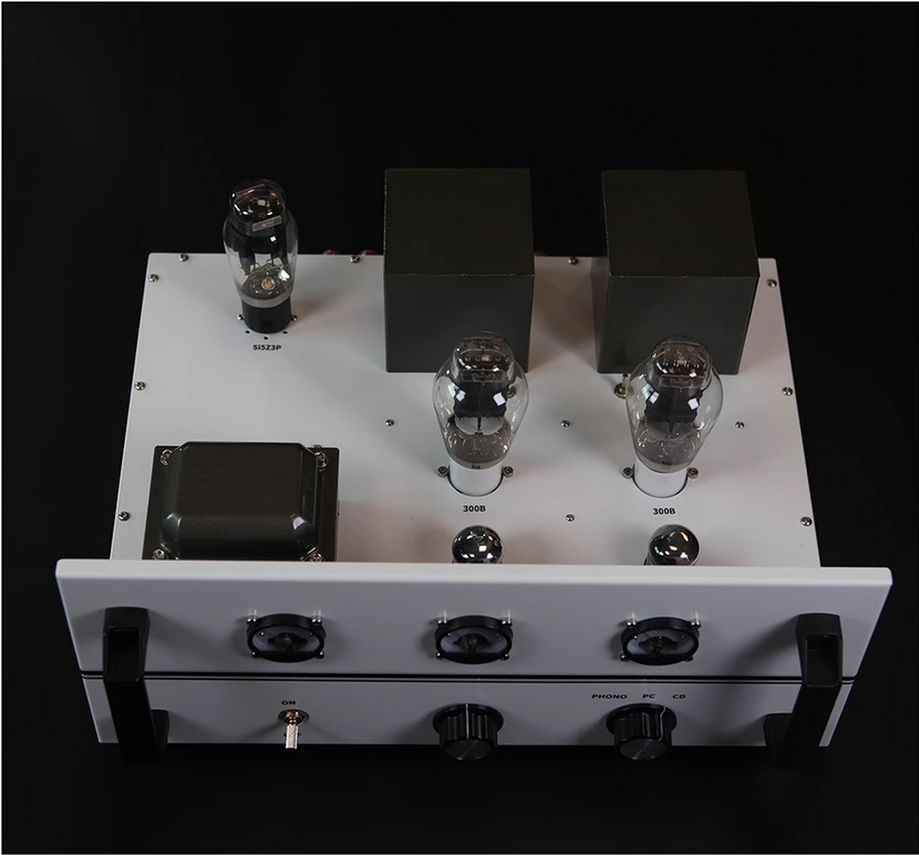 717A push 300B 9WX2 stereo HIFI Single ended Class A electronic tube amplifier