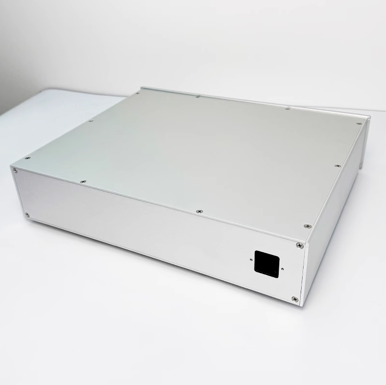 430 Full Aluminum Preamplifier Chassis DIY HiFi amplifier case silver DAC box