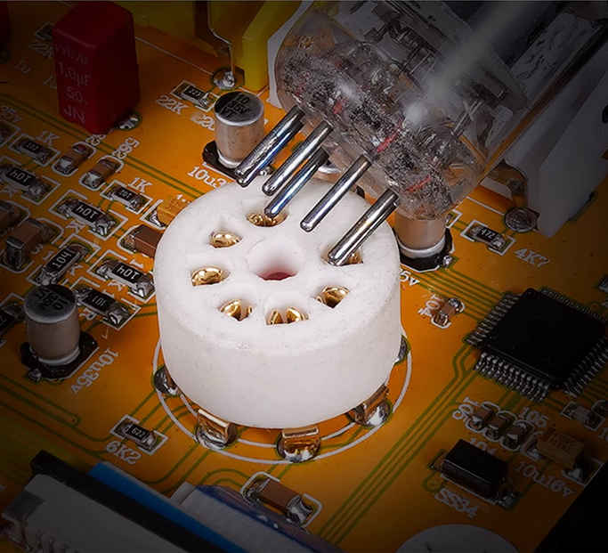 BRZHIFI-U30 HIFI tube preamplifier with remote control and multiple inputs