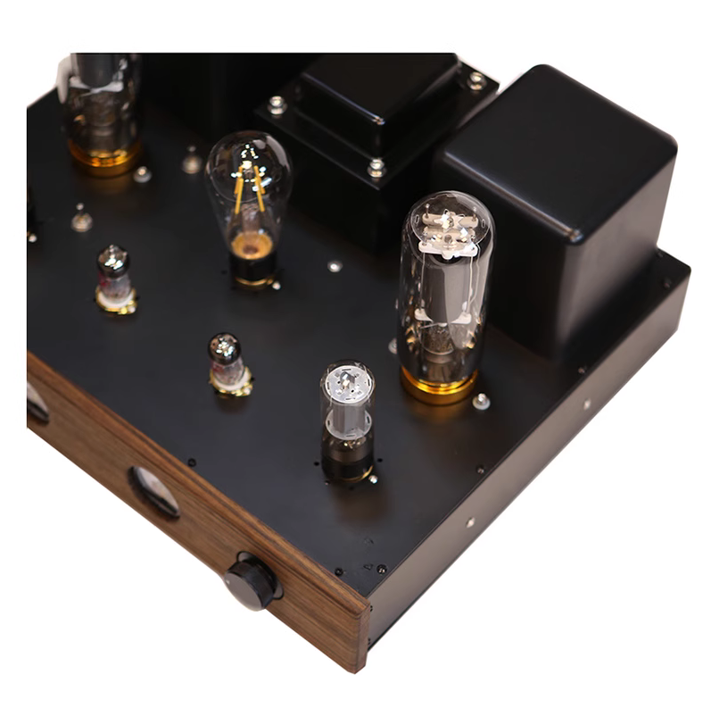 ECC82 EL34 805A Vacuum Tube Amplifier 45WX2 Stereo Single End Class A Amplifier With VU meter Hi-end Amp