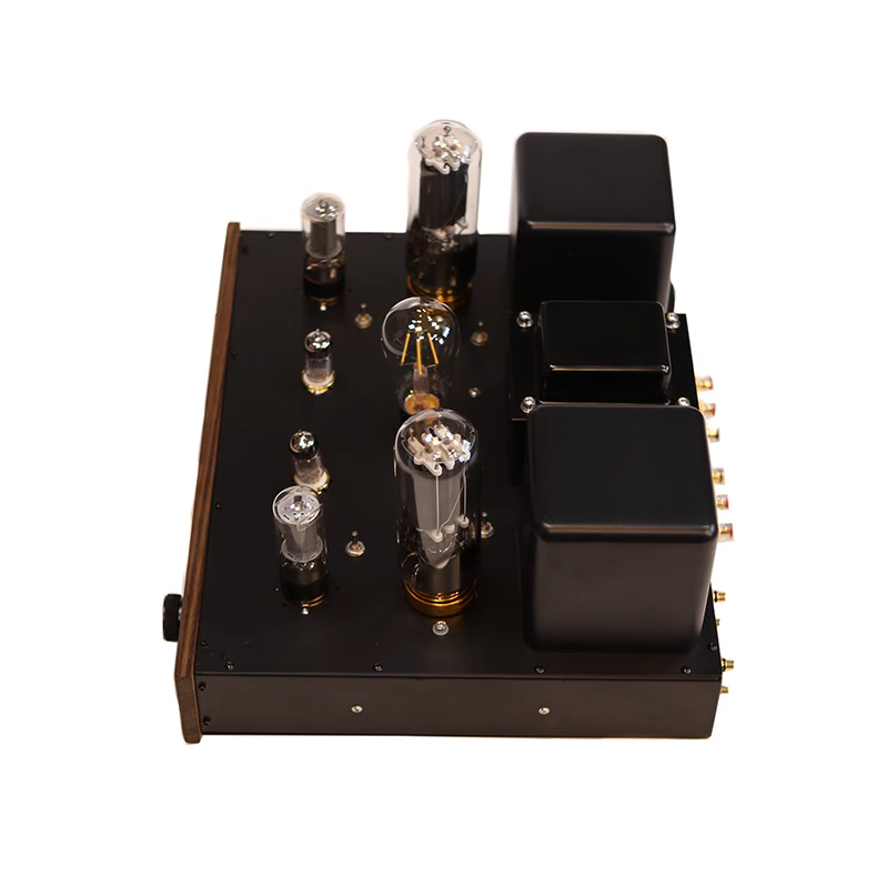 ECC82 EL34 805A Vacuum Tube Amplifier 45WX2 Stereo Single End Class A Amplifier With VU meter Hi-end Amp