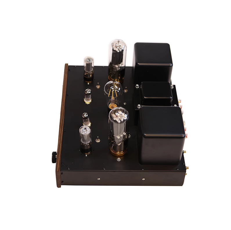 ECC82 EL34 805A Vacuum Tube Amplifier 45WX2 Stereo Single End Class A Amplifier With VU meter Hi-end Amp