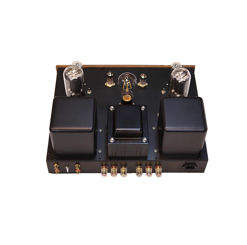 ECC82 EL34 805A Vacuum Tube Amplifier 45WX2 Stereo Single End Class A Amplifier With VU meter Hi-end Amp
