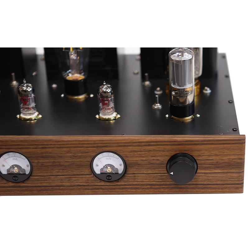 ECC82 EL34 805A Vacuum Tube Amplifier 45WX2 Stereo Single End Class A Amplifier With VU meter Hi-end Amp