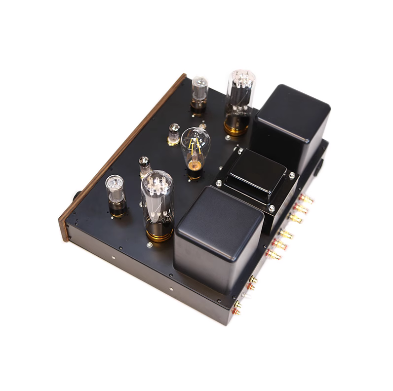 ECC82 EL34 805A Vacuum Tube Amplifier 45WX2 Stereo Single End Class A Amplifier With VU meter Hi-end Amp