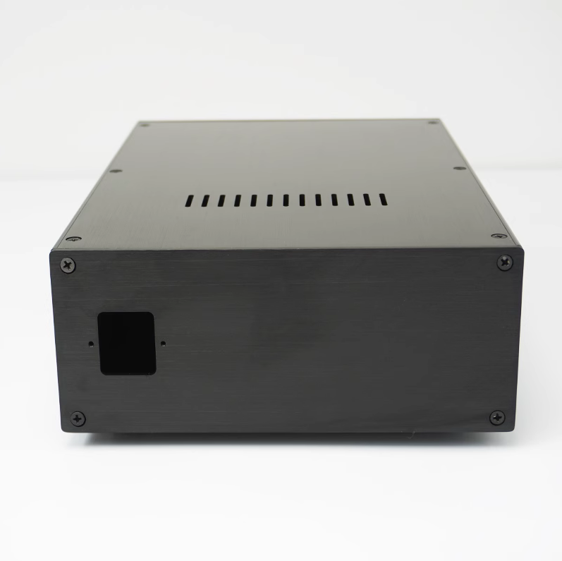 238 hifi DIY full aluminum preamp chassis tube amplifier box black computer case DIY psu house
