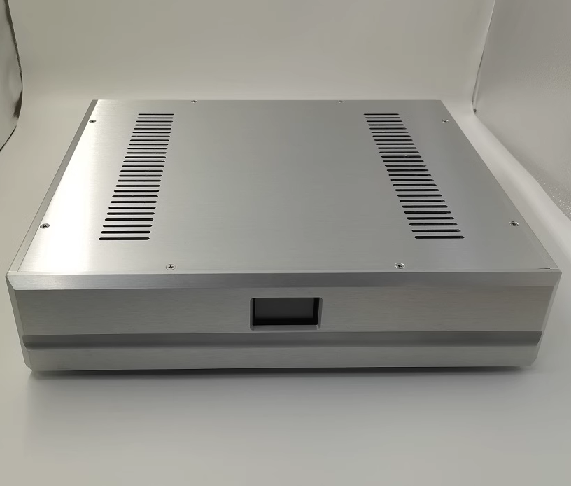 92 silver full aluminum DIY American standard power filter socket chassis