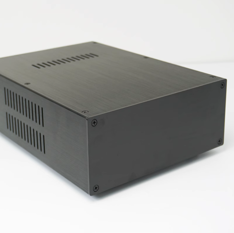 238 hifi DIY full aluminum preamp chassis tube amplifier box black computer case DIY psu house