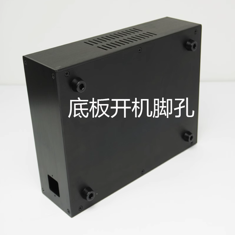 238 hifi DIY full aluminum preamp chassis tube amplifier box black computer case DIY psu house