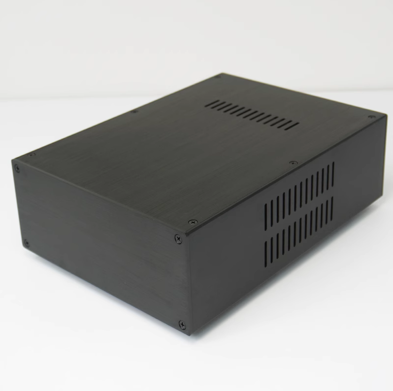 238 hifi DIY full aluminum preamp chassis tube amplifier box black computer case DIY psu house