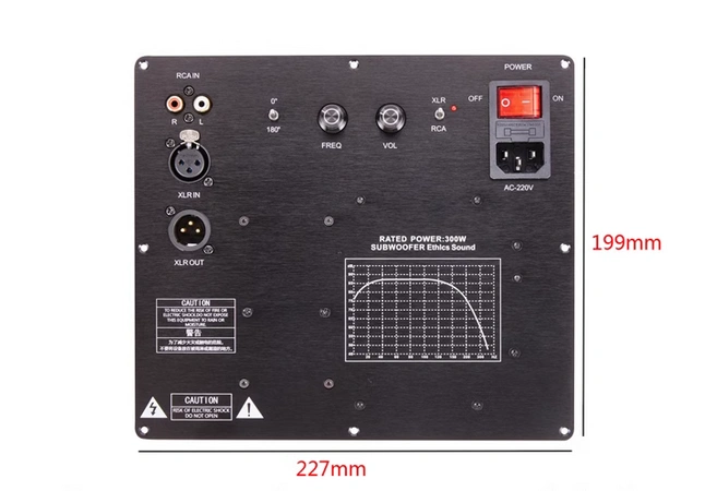 TPA3255 Digital Amplifier Card, 300W Class D Digital Audio Amplifier Card, DC 24V-48V High Power AMP Module for Home Theater DIY Speakers