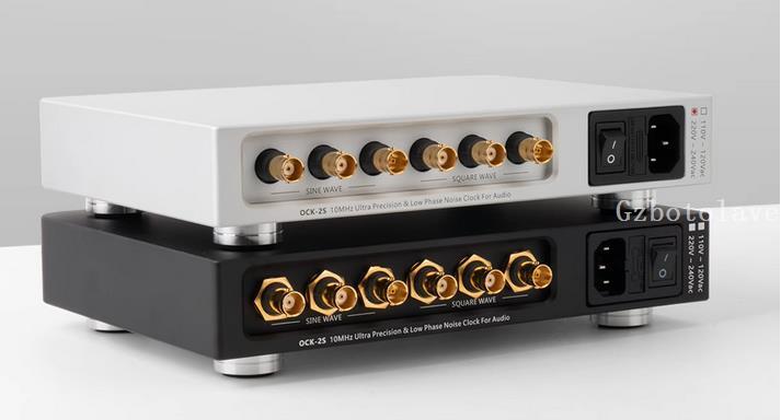 HIFI audio High-precision ultra-low phase 10MHz SC cut OCXO constant temperature clock crystal oscillator OCK-2S black silver