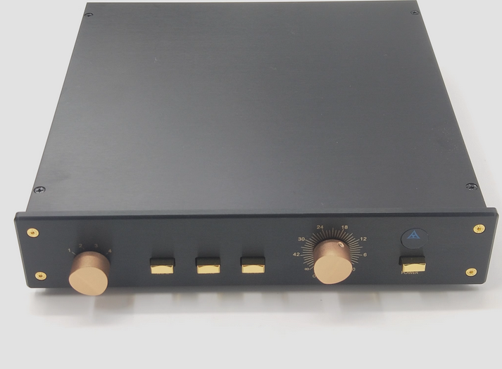 1:1 Clone FM155 FM ACOUSTICS preamplifier HIFI Gold Power Amplificador  Preamp with Linear Power Supply