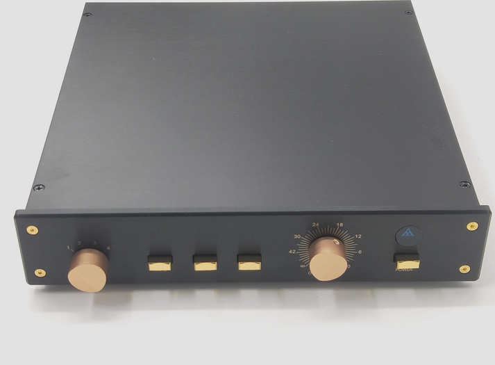 1:1 Clone  FM155 FM ACOUSTICS preamplifier HIFI Gold Power Amplificador Preamp with Linear Power Supply