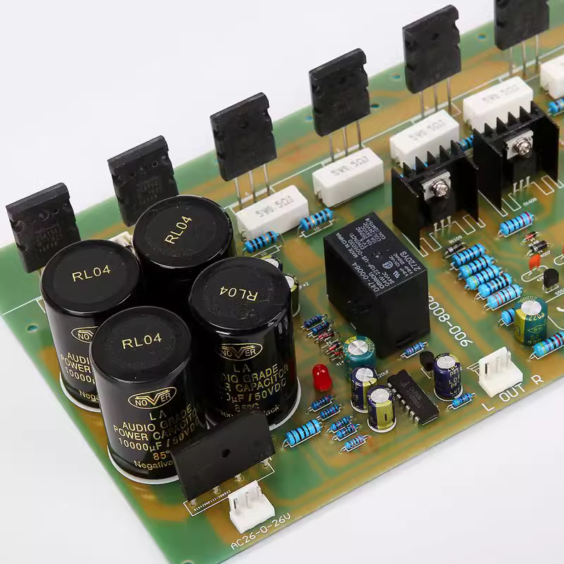 YJ0015 2SA1943/2SC5200 400W+400W HIFI DIY high-power assembly amplifier board