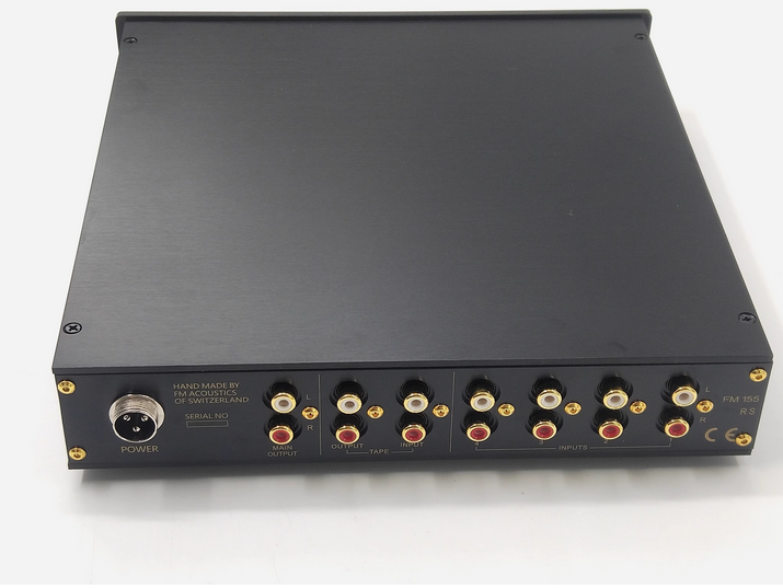 1:1 Clone FM155 FM ACOUSTICS preamplifier HIFI Gold Power Amplificador  Preamp with Linear Power Supply