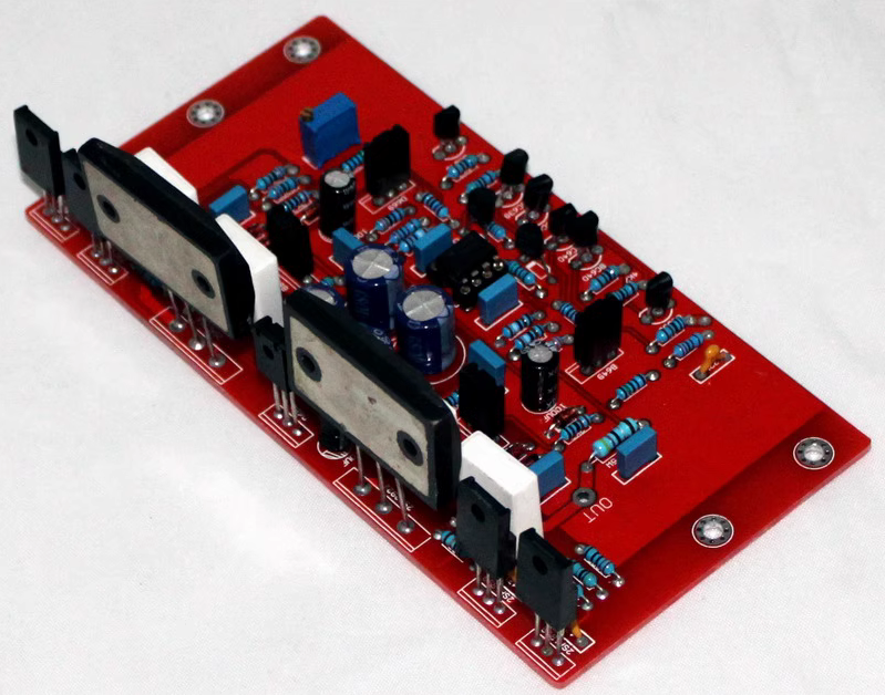 One pair Dual 2SA1216 2SC2922 150W HIFI Power Amplifier Board Refer to Burmester 933 circuit