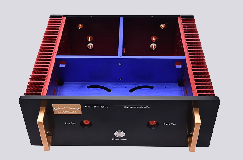 Full aluminum Class A amplifier chassis DIY HiFi Audio Amp Case Can install dart eel circuit