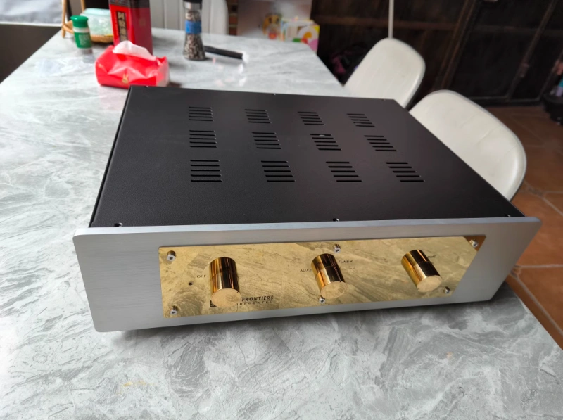 imitate canada SONIC FRONTIERS tube preamp chassis HIFI DIY case with