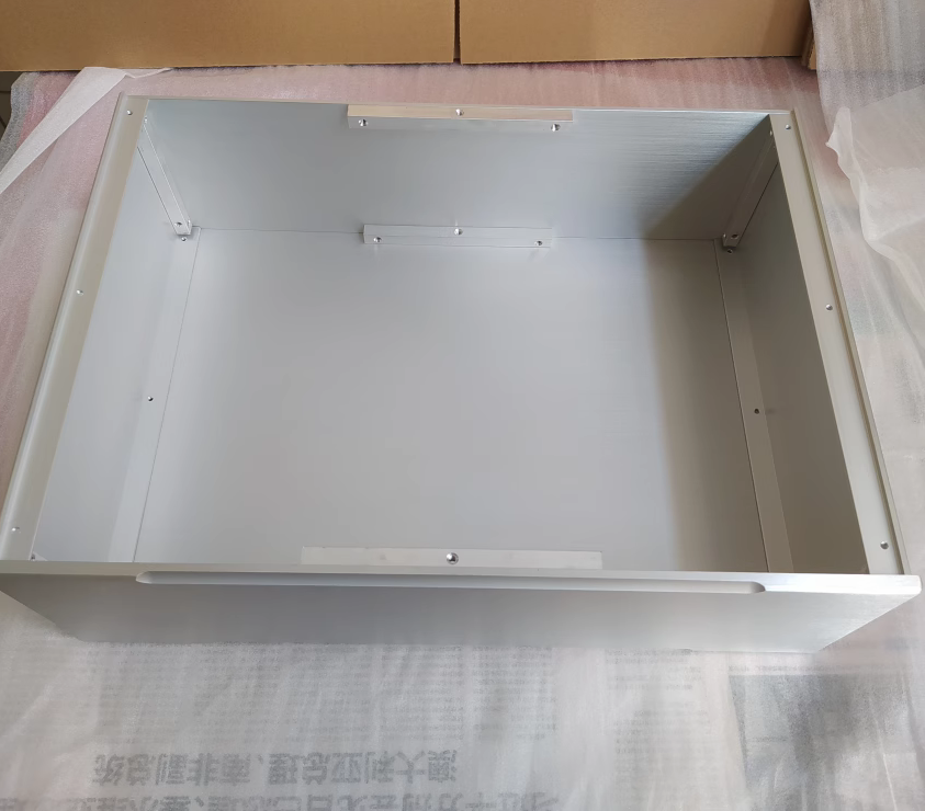 silver 4313 All aluminum HIFI DIY amplifie chassis power supply case DAC box