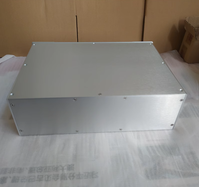 silver 4313 All aluminum HIFI DIY amplifie chassis power supply case DAC box