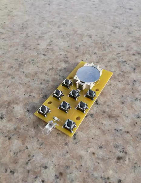 1pcs all aluminum alloy shell  remote control NEC code