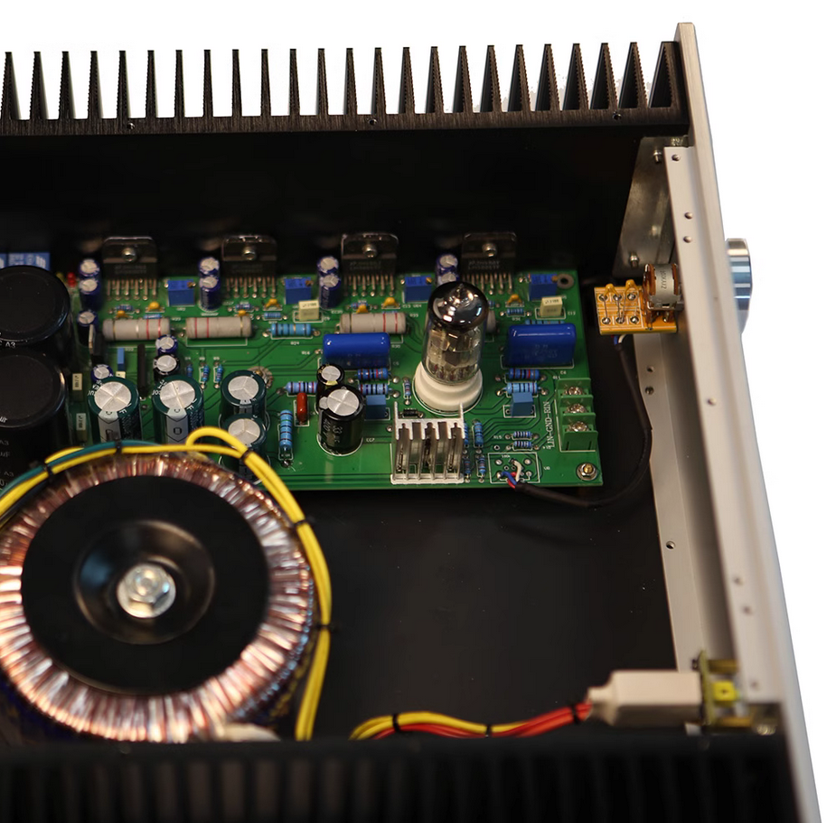 LM3886 stereo 2 parallel 120W HIFI tube transistor combined with power amplifier