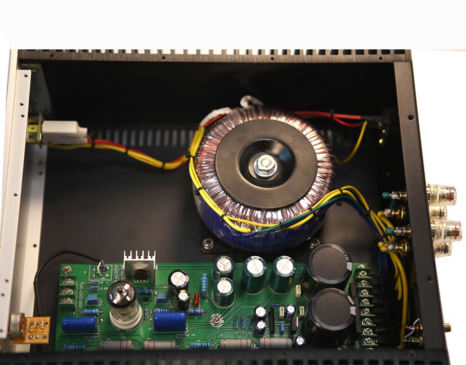 LM3886 stereo 2 parallel 120W HIFI tube transistor combined with power amplifier
