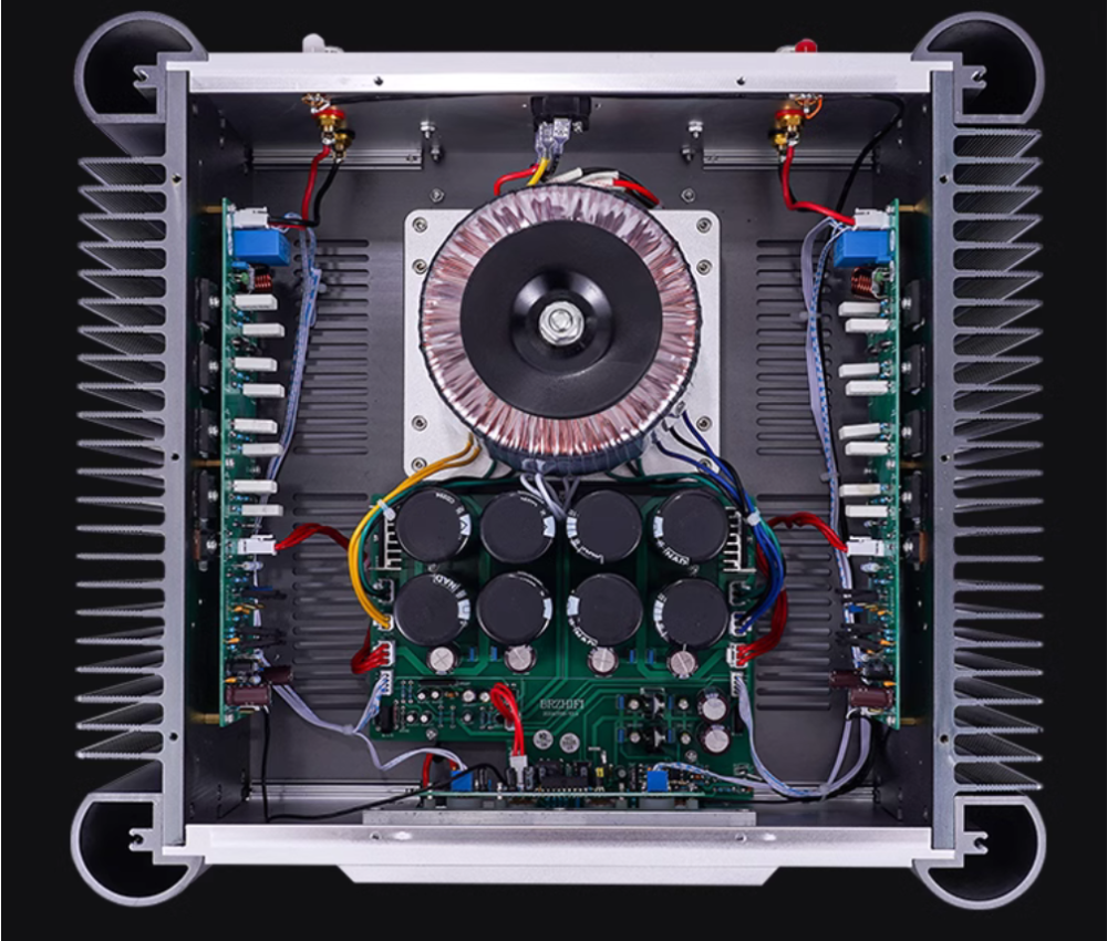 New PA-80 HiFi Class AB 300W+300W high-power stereo combined household amplifier