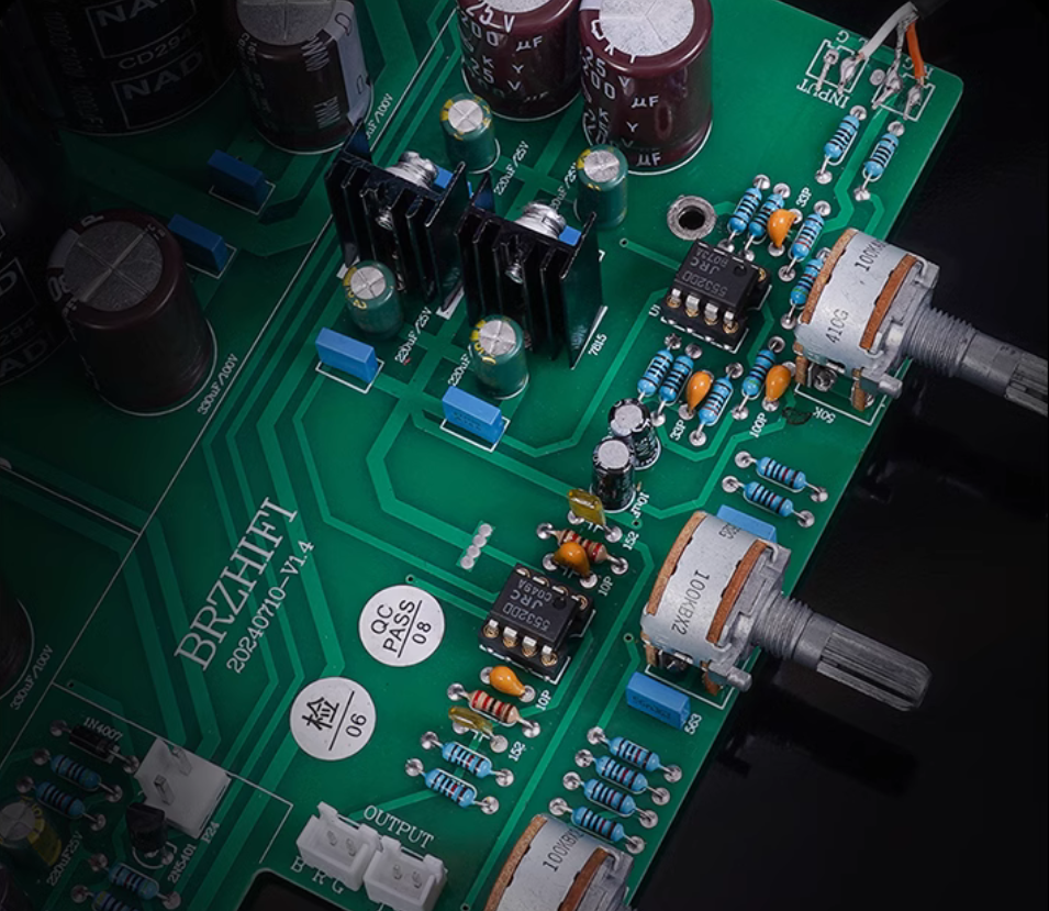 New PA-80 HiFi Class AB 300W+300W high-power stereo combined household amplifier