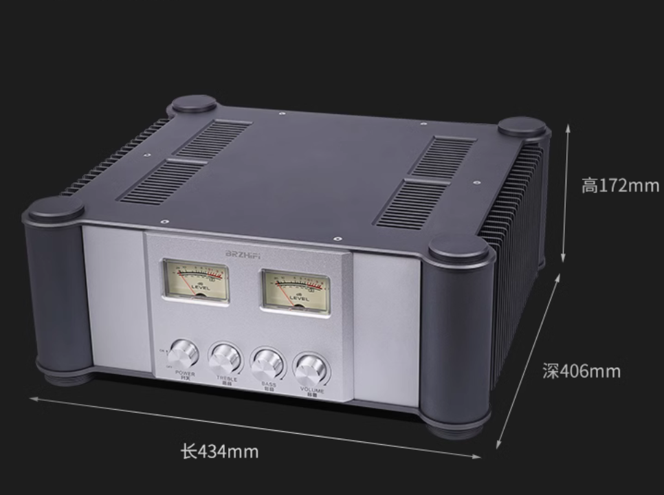 New PA-80 HiFi Class AB 300W+300W high-power stereo combined household amplifier