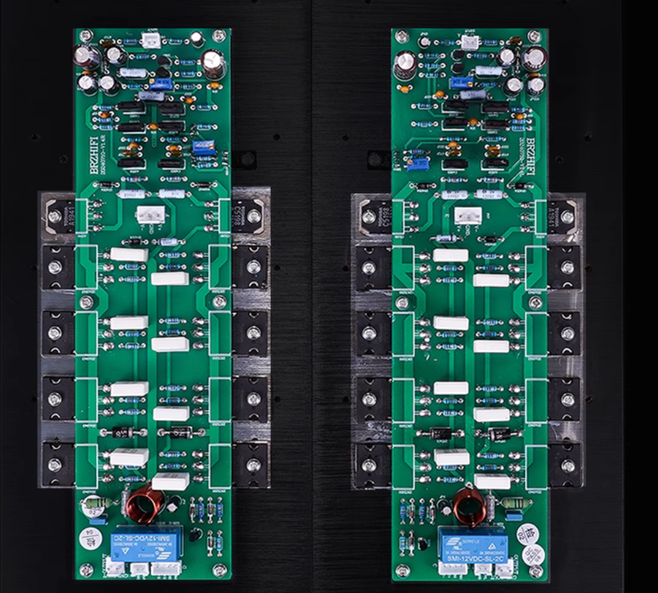 New PA-80 HiFi Class AB 300W+300W high-power stereo combined household amplifier