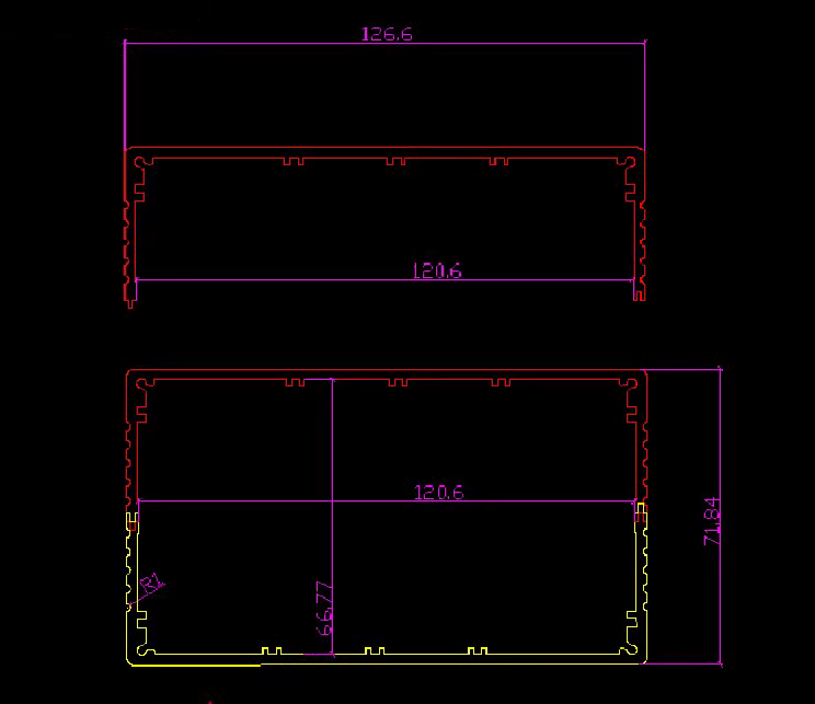 Multi purpose HIFI full aluminum amplifier chassis tube preamp case DIY power supply box YR