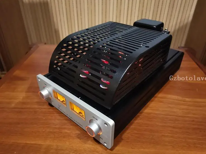 Finished VU meter tube amplifier JJ ECC83S+ JJ ECC82 + 6Z4 Stereo Tube Preamplifier HiFi Vacuum Tube Preamp