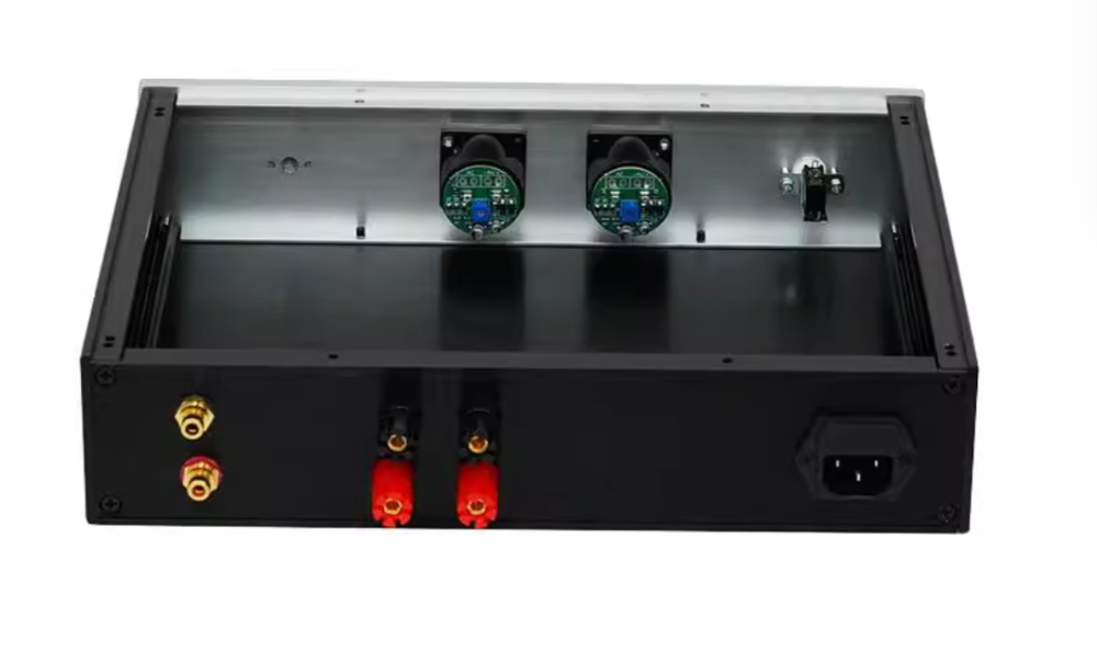 BZ3207 Full Aluminum Preamplifier Enclosure DAC Case Amplifier Chassis DIY HiFi Shell with VU meter