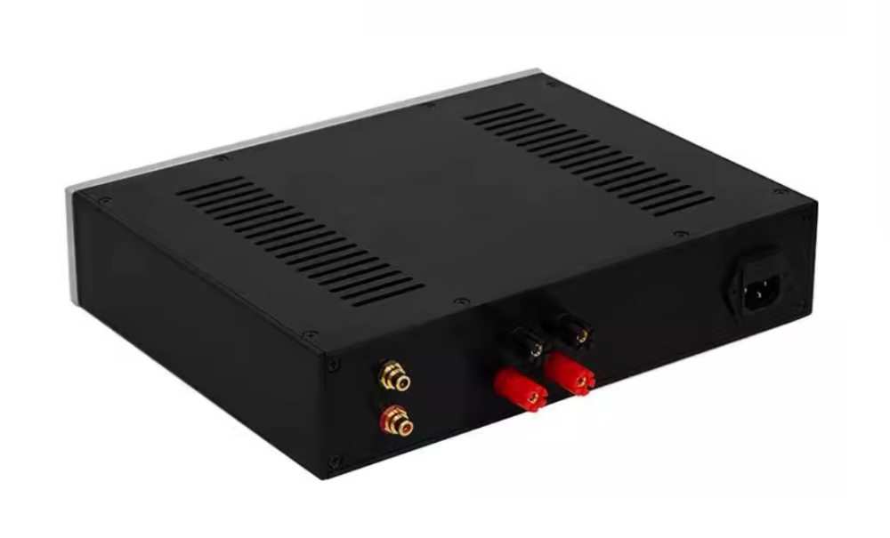 BZ3207 Full Aluminum Preamplifier Enclosure DAC Case Amplifier Chassis DIY HiFi Shell with VU meter