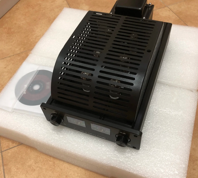 Finished VU meter tube amplifier JJ ECC83S+ JJ ECC82 + 6Z4 Stereo Tube Preamplifier HiFi Vacuum Tube Preamp