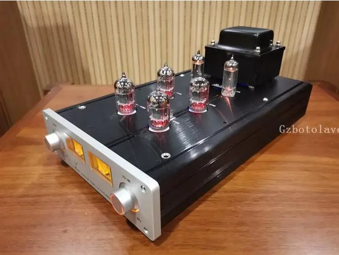 Finished VU meter tube amplifier JJ ECC83S+ JJ ECC82 + 6Z4 Stereo Tube Preamplifier HiFi Vacuum Tube Preamp