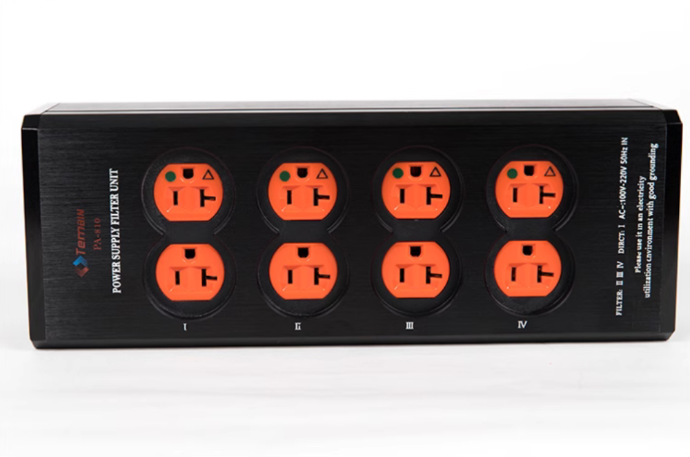 TEMBIN PA-810 Audio specific filter, compound 2nd order dual filtering anti-interference and purification power supply American standard socket